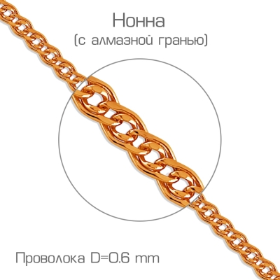 Браслет из красного золота